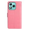 For Honor 400 Lite 5G Leather Wallet Case Butterfly Flower Imprinted Phone Cover with Strap