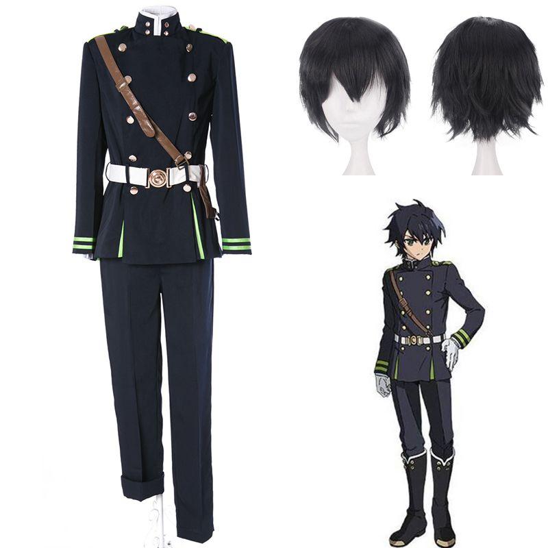 Premium Seraph Of The End Yichir Yuichiro Hyakuya Army Uniform Cosplay Costume Set