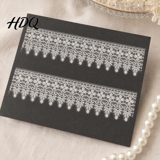 PET Lace Tape Pattern Tapes Floral Arts Decorative Washi Tape European Style