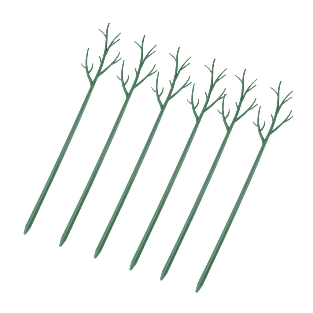 Pflanzenstützstäbe Abnehmbarer Garten Baumzweigform Grün Pflanzenstab für Topfpflanzen und
