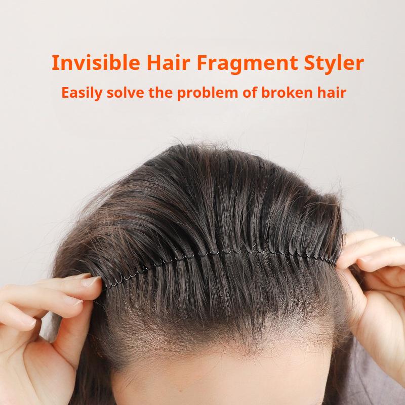Haarkamm zum Kämmen des Hinterkopfes, Haarordnungswerkzeug, Haarbrötchen fixiert, Unsichtbare kleine Klammer, Haarspange