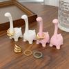 Durable Pink Cartoon Dinosaur Ring Holder 2025 Multi Functional Jewelry Display Stand Packaging Accessories