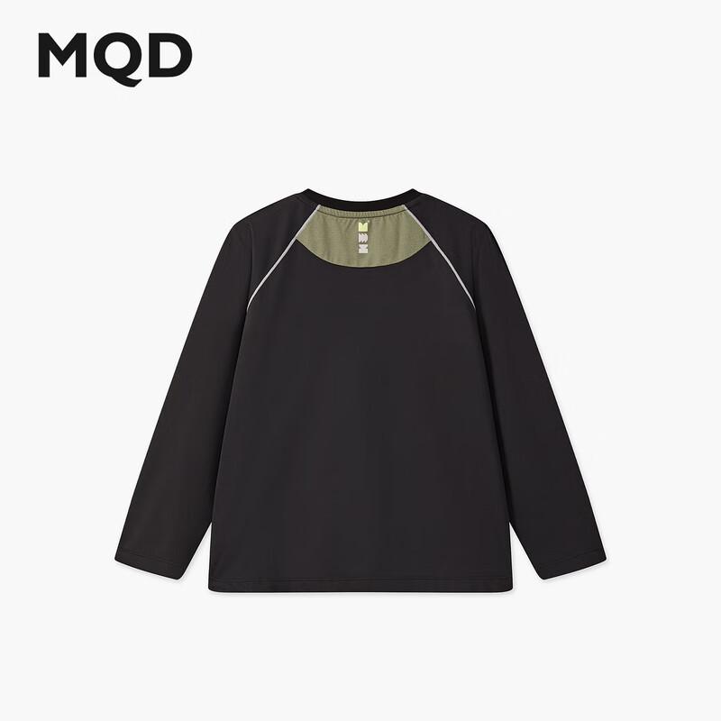 

MQD Boys Raglan Long Sleeve Contrast Stripe Tee 120