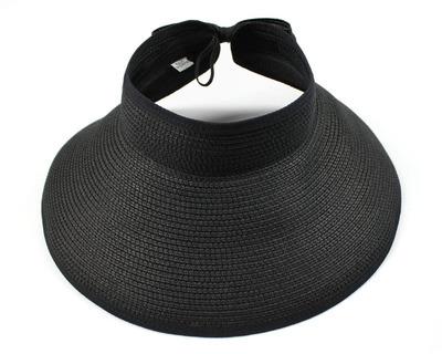 Summer Hats For Women Roll Up Sun Visor Wide Brim Straw Hat Summer Foldable Packable UV Protection Cap for Beach Travel Bonnet