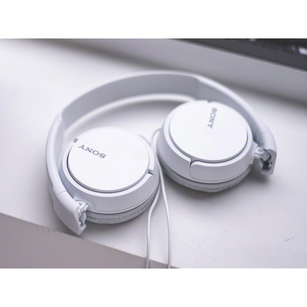 SONY Closed-Type Foldable Headphones, White, MDR-ZX110-W [Parallel Import]