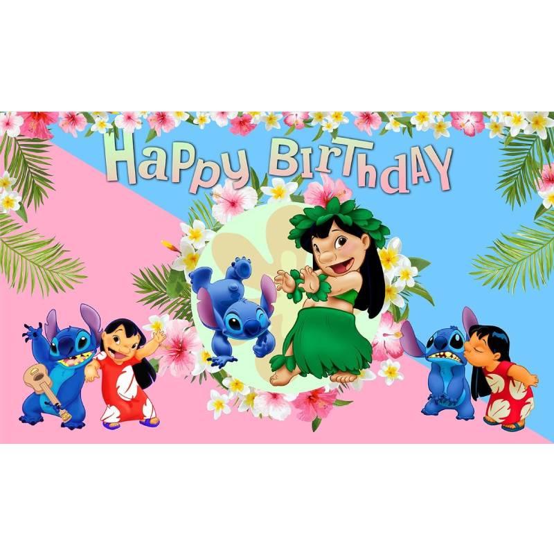 Lilo Stitch Birthday Photography Backdrop Capture Your Special Moments!