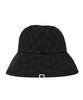 Eondeokeonteulolseutyudio Detachable Strap Bucket Hat Strap Bucket / Flower Pattern / Mono Black