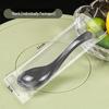 Individually Wrapped Clear Disposable Plastic Spoons