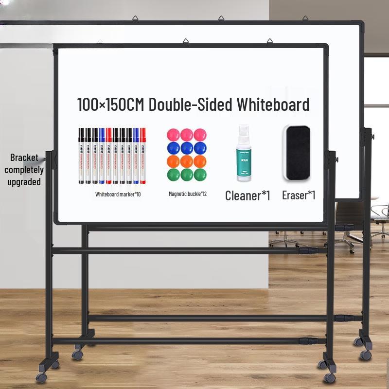 Double-Sided Whiteboard with Stand