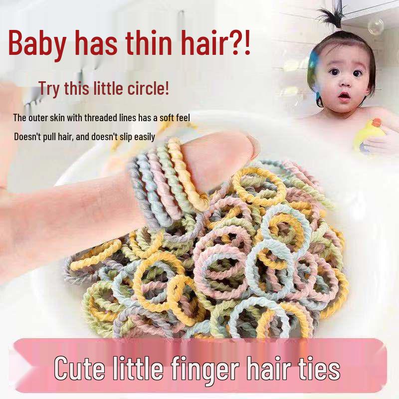 Koreanischer Stil Dünnes Haargummi: Einfaches Damen-Stirnband mit kleinem Gummiband für einen schicken Look