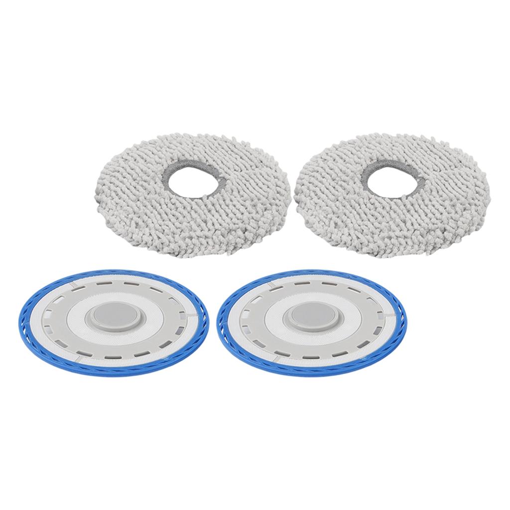 Mikrofaser-Mopptuchhalter-Set für Ecovacs Für DEEBOT Für Pro Für Omni Waschbar und Langlebig Reinigungslösung