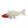 Lifelike Multi-Joint Silicone Soft Swimbait Fishing with Weighted Body for Trout