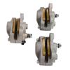 3PCS Brake Calipers 0402 010 Front Left Right Rear Strong Power Replacement for Arctic Cat ATV 250 300 375 400 454 500