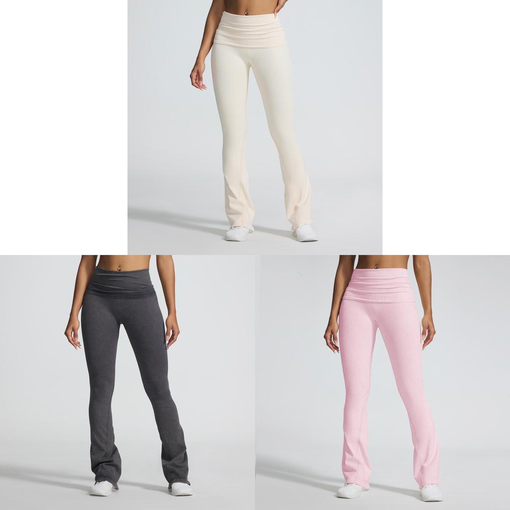 Seamless Yoga Pants For Women High Elastic Slim Fit Breathable Fitness Trousers