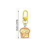 1Pcs/4Pcs Keychain Decoration Woman Keychain Gift Resin Keychain Purse Cute Breakfast Keychain Hang On Backpack
