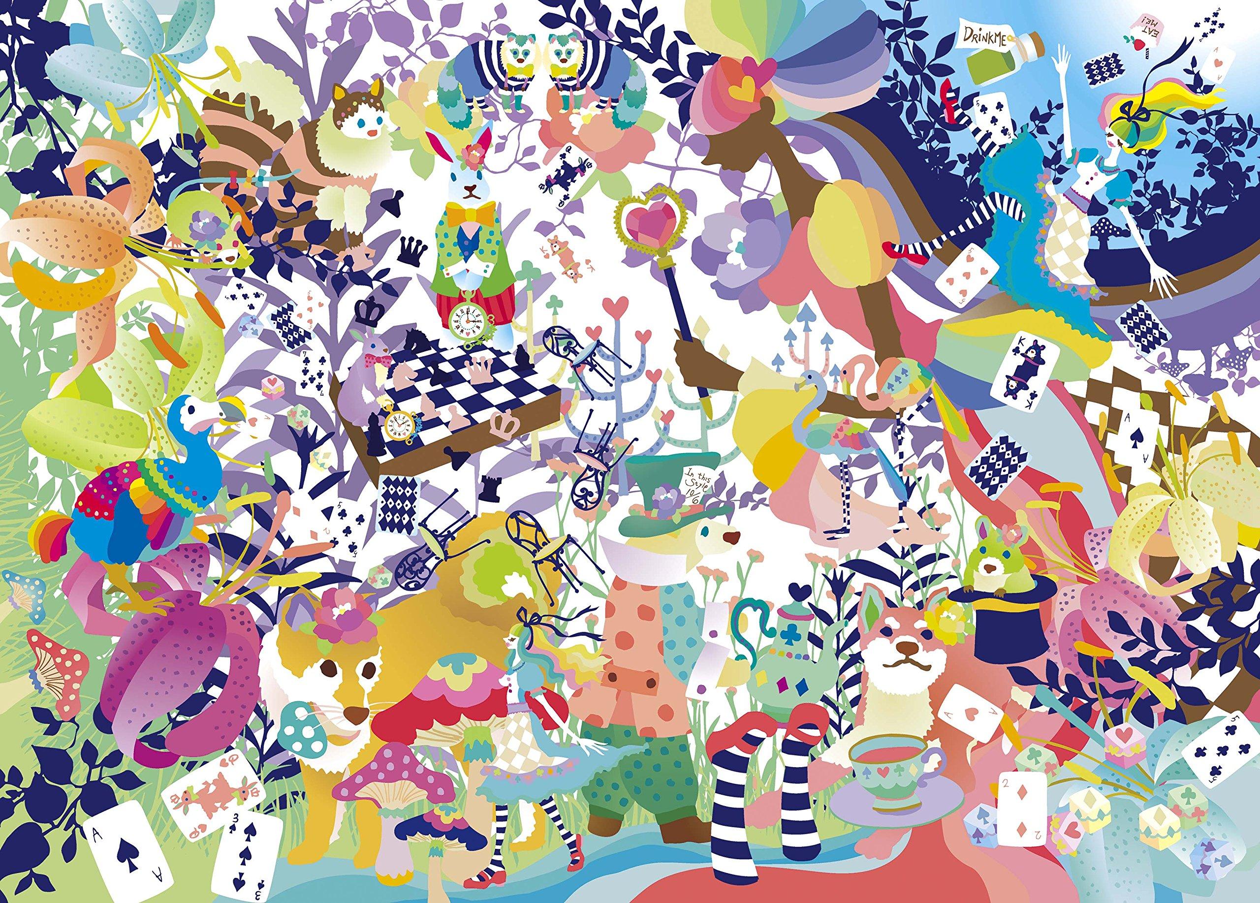 

500-piece jigsaw puzzle: Aim to be a puzzle master Kayo Horaguchi s To Wonderland (38x53cm)