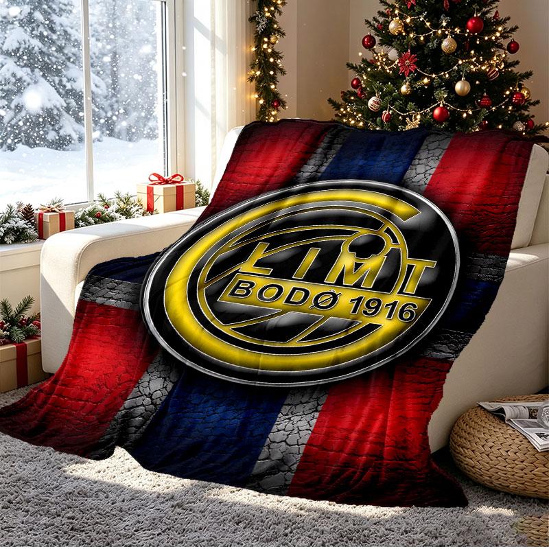 FK BodoGlimt Pattern Blanket for Home Decoration, Bed, Sofa, Car Travel, Camping, Suitable for All Seasons, Birthday Christmas Gift