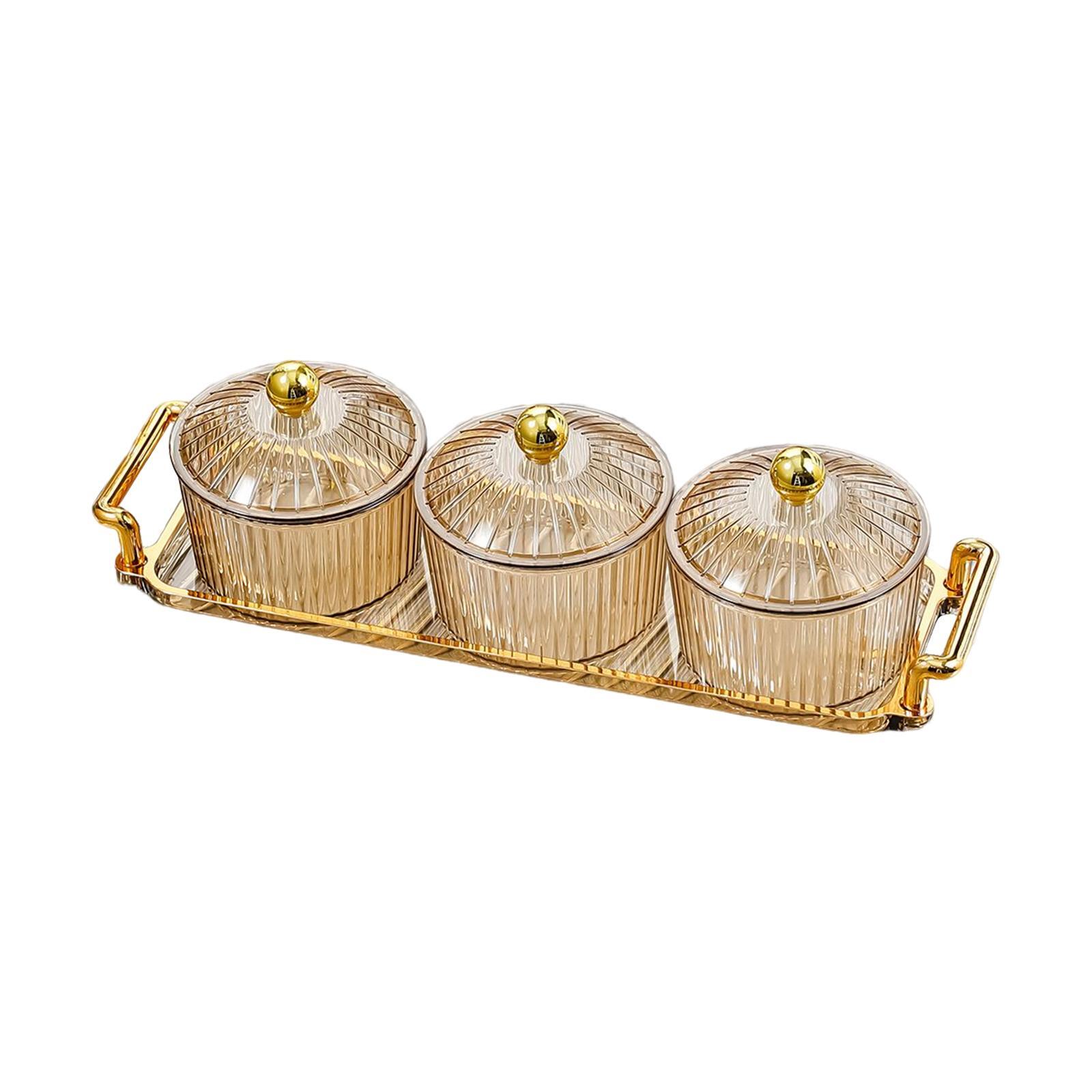 

Fruit Snacks Serving Platter Serving Bowls Storage Container for Wedding Clear