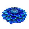 3D Realistic Flower Pattern Absorbent Mat Non-Slip Floral Rug Plush Velvet Floor Mat for Bedroom Kitchen Bathroom Sofa Coffee Table