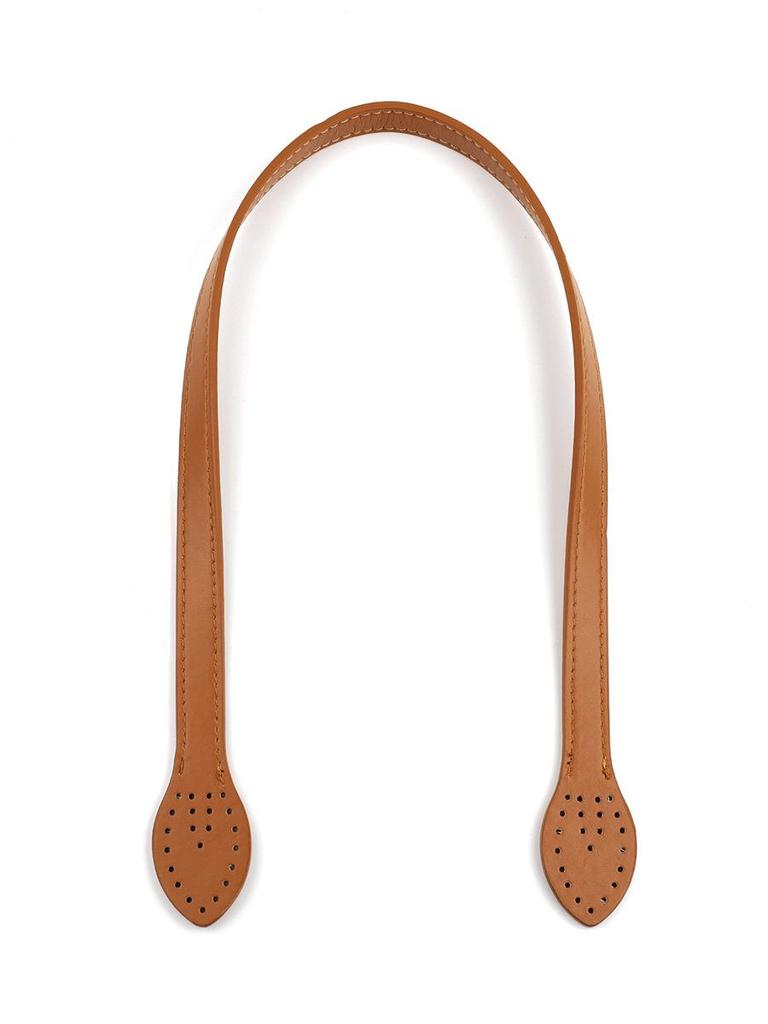 Imitation Leather Leaf-Pattern Handle 60cm PU Shoulder Strap for Bags and Luggage