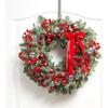 24 Pcs Christmas Tree Decorations,Red Christmas Ornaments Set Artificial Berry Stems Branches for DIY Garland Wreath Christmas Crafts