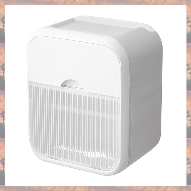 2025 Trend Wall Mounted Tissue Box With Drawer, Plastic Toilet Paper Holder Box, No Punching Waterproof Paper Towel Storage Box,