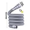 RV Dump Hose Flexible Leakproof Caravan Drain Pipe Versatile Waste Water System Secure Trailer Extension Set for Vacation