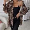Geknoopte Blouse met Luipaardprint