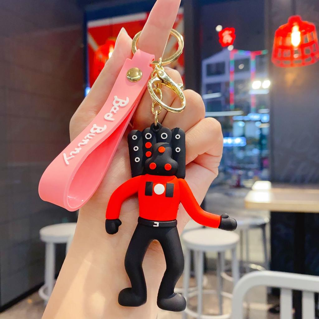 Toilet Person, Monitor Person, Three-dimensional Doll, Cartoon Car Keychain, Night Stall, Gift Pendant.