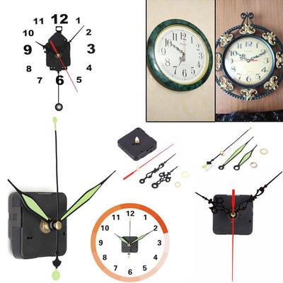 Essential Tools Classic Mute Pendulum Repair Replacement Clock Movement Mechanism Parts + Hands