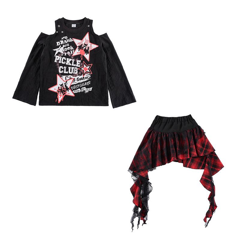 Girls' Jazz Dance Outfit: Stylish Catwalk & Performance Costume for Group Shows