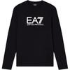 EA7 FW25 Stretch Plain Knit Cotton Long Sleeve T-Shirt Men Tops 7M000900-AF10373-MC317