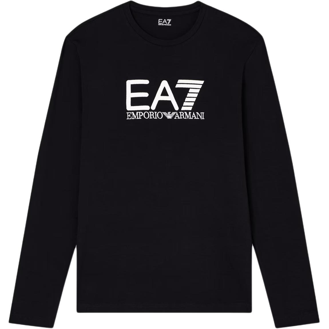 

Emporio Armani EA7 Осень/Зима 2025 Эластичная однотонная хлопковая футболка с длинным рукавом Мужские топы 7M000900-AF10373-MC317 L