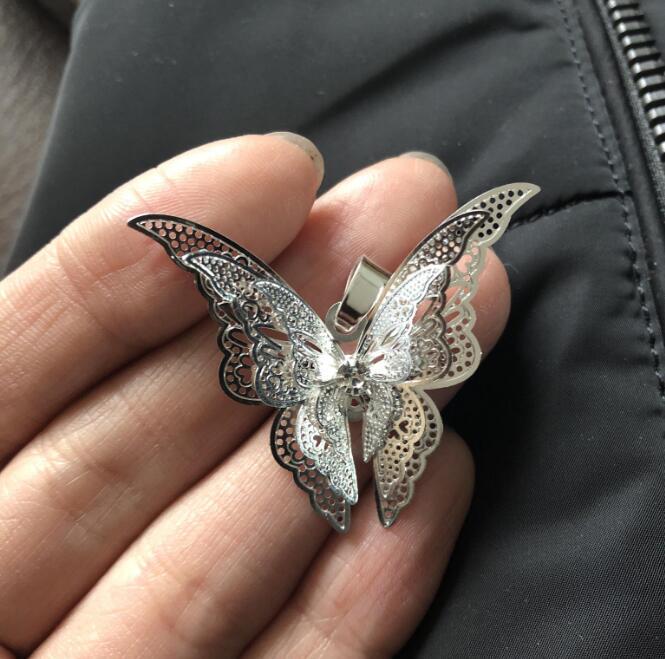 Women's Jewelry Butterfly Pendant Necklace Lovely Butterfly Pendant Chain Necklace Jewelry