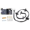 X1009 PCIe To 5-port Expansion Board For RPi 5 5B SATA3.0 Interfaces Fast 5Gbps Data Transfer