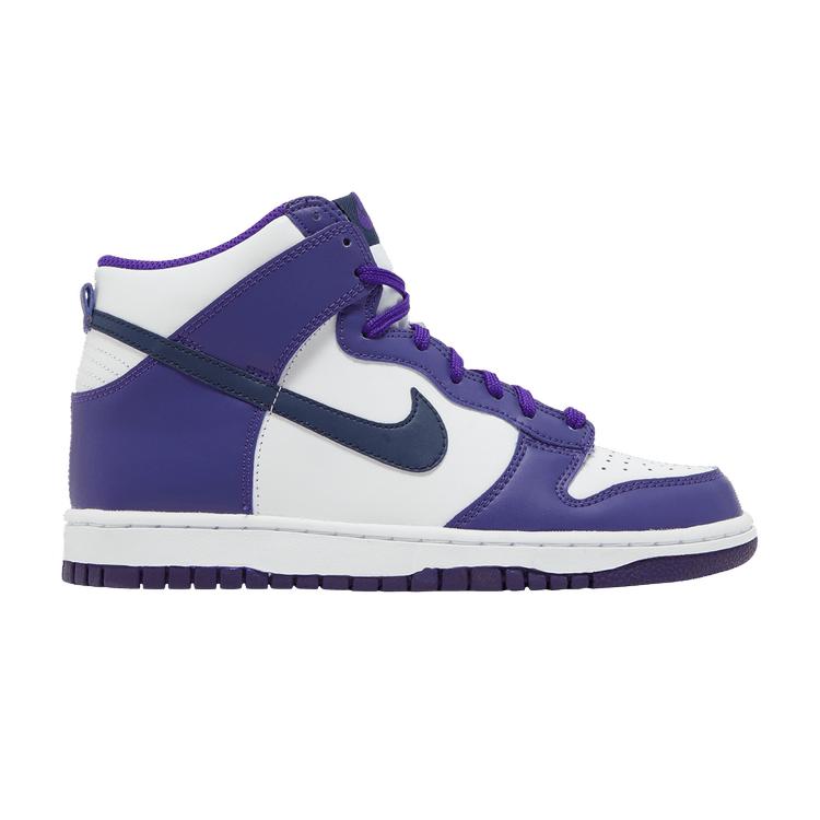 

Nike Dunk High PS Electro Purple Midnight Navy Kids Sneakers White DH9753-100
