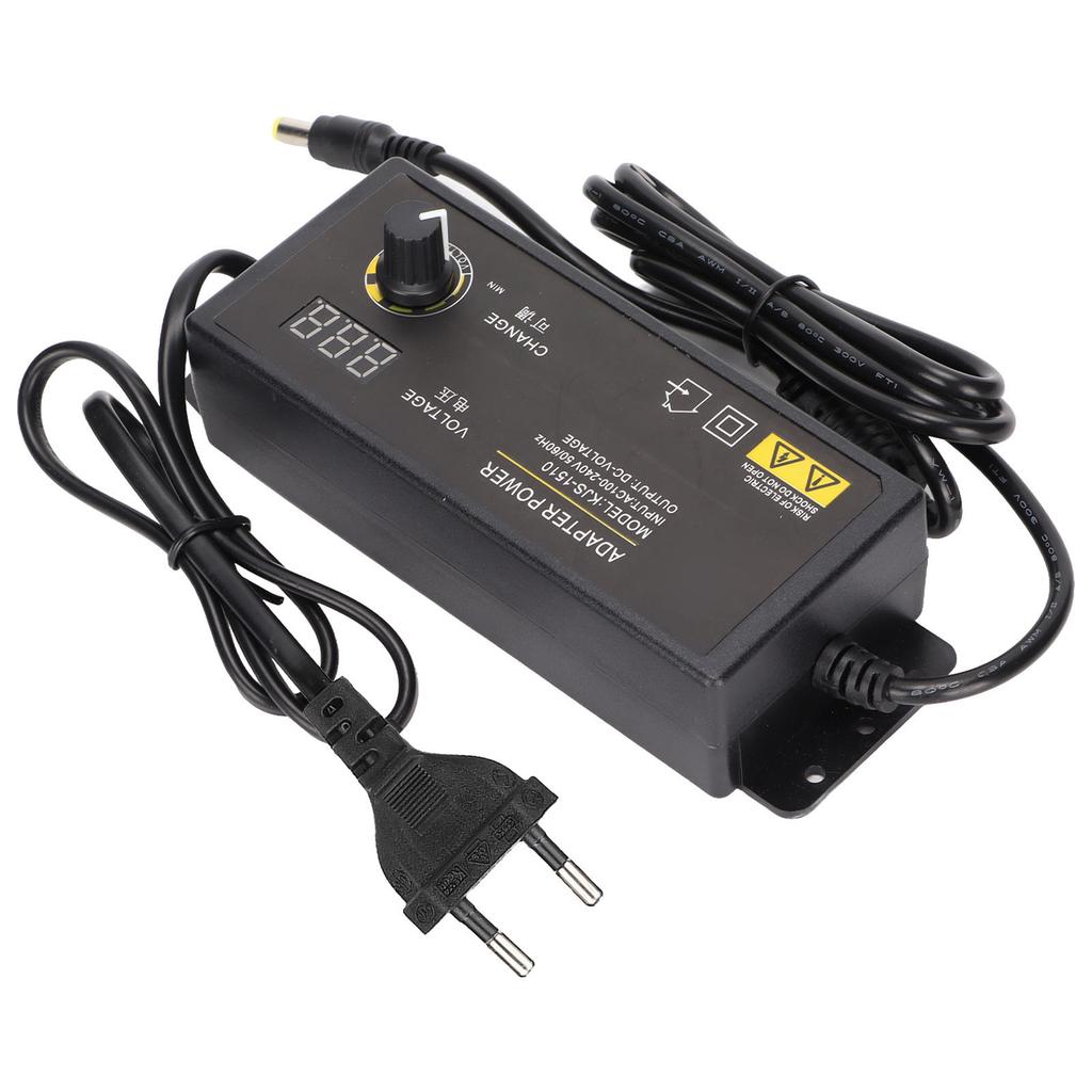 Power Adapter 90W 8A 3V To 12V Adjustable AC To DC Converter with LED Digital Display For LCD