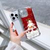Ae114 Merry Christmas Christmas tree art Electroplated TPU Phone Cases for Samsung A54 A12 A14 S22 S23 S24 Ultra A55 A15 Four Corner Protection Cover