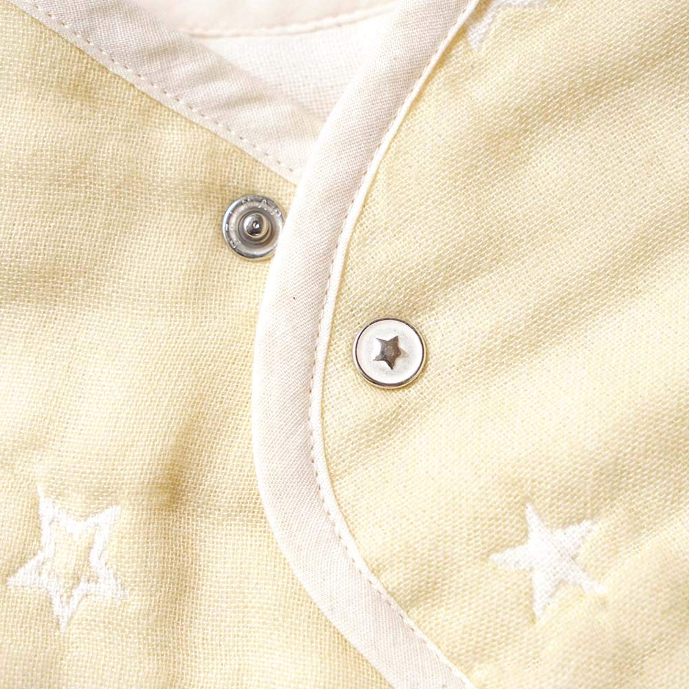 10mois Fluffy Gauze Set of Ecru (Dimowa) (6-ply Gauze) 2-way Bib, 2,