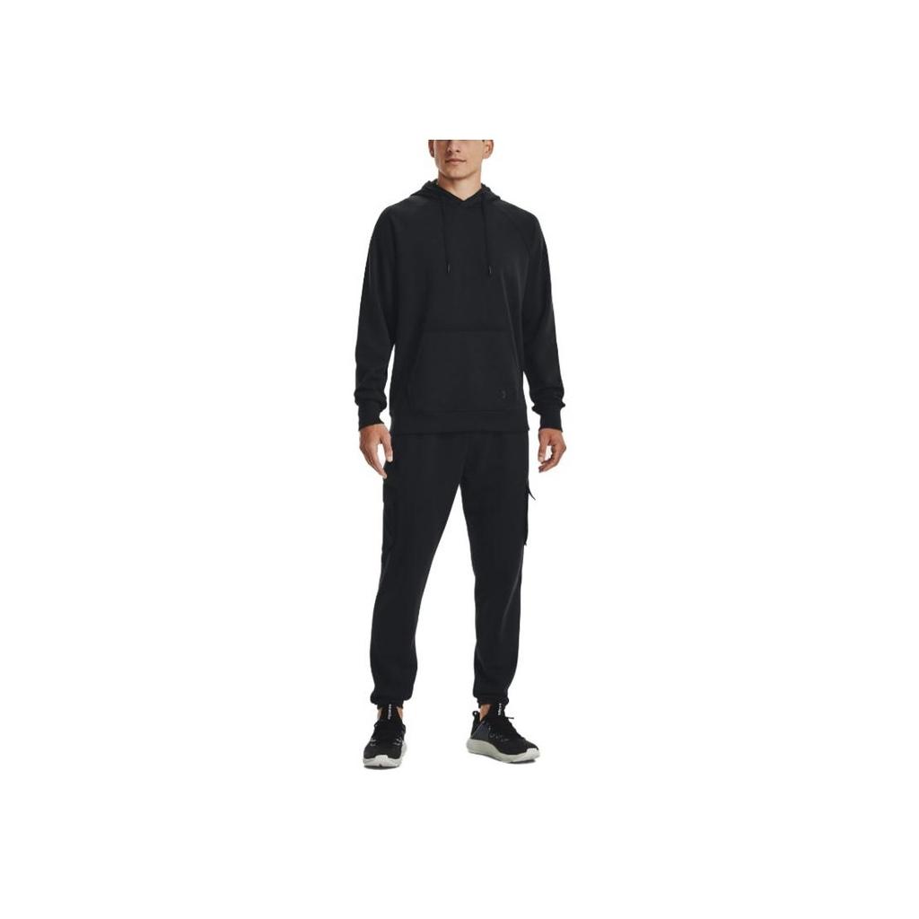 Under Armour Solid Color Hoodie Men Tops Black 1378598-001