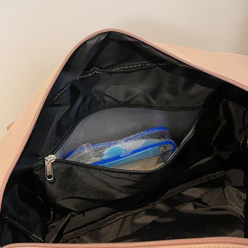 Dry And Wet Separate Gym Bag Large Capacity Travel Bag With Separate Shoe Bin Sports Bag Women's Portable Crossbody Bag