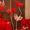 Large Simulation 3D Wedding Decoration 50cm Big Size Simulation Butterfly Decoration  Wedding Room