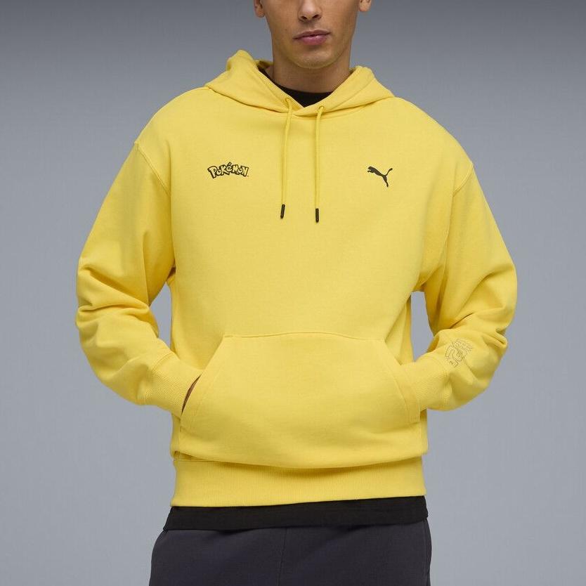 PUMA X Pokemon Relaxed Graphic Hoodie 'Energizing Yellow' Men's 634915-80