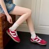 22 primavera, estate, autunno e inverno nuove scarpe da tavola scarpe per studenti a taglio basso punta rotonda nastro V