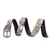 Trendy Printed Graffiti Leather Belts for Foreign Trends, Fashionable and Personalized Belts for Men and Women