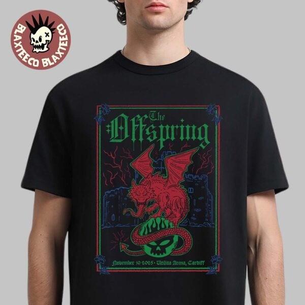 The Offspring Cardiff Wales 2025 Event Poster At Utilita Arena TShirt Unisex T-Shirt XXL