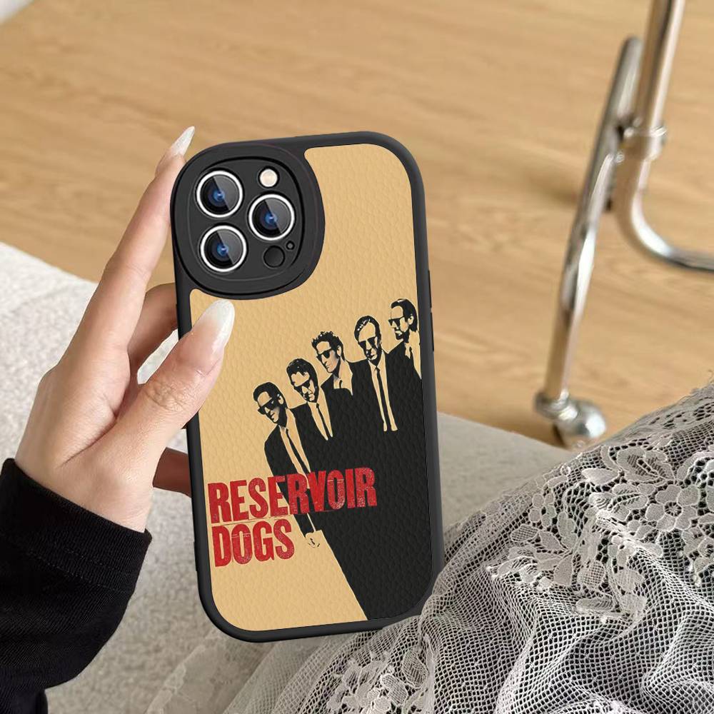 

Crime Movie Reservoir-Dog Leather Phone Case For IPhone 16 16e 15 14 13 12 11 Pro Max Plus Mini Cover iphone XR