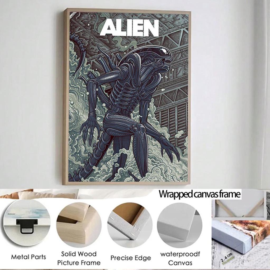 Fashionable Frameless Canvas Wall Art: Movie Poster for Living Room, Bedroom, Restaurant, or Office