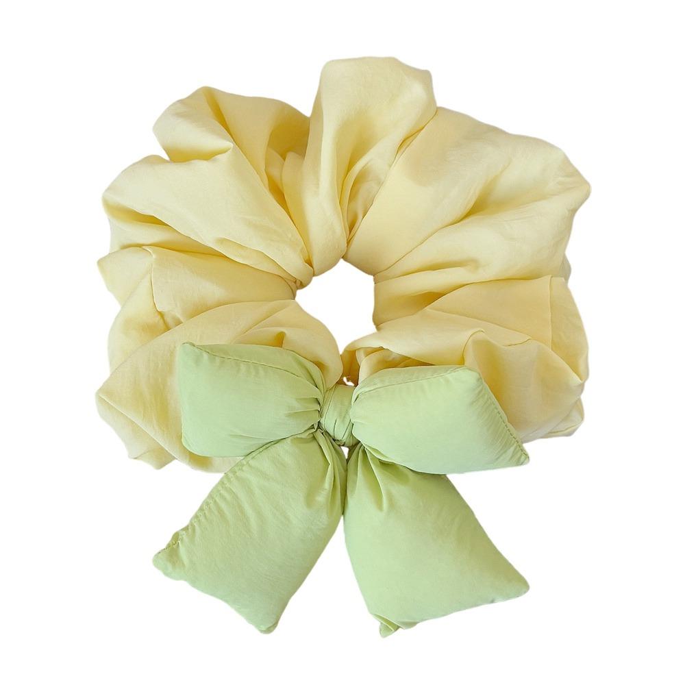 Large Elastic Elastic Fabric Hair Ties Bowknot Hair Scrunchies  High Aesthetic Value