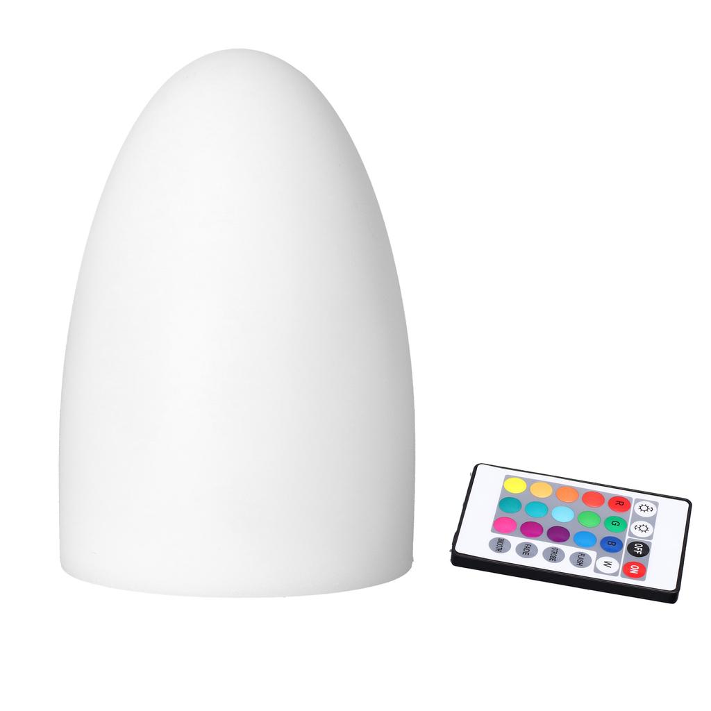 LED Night Light Egg Shaped RGBW Remote Control 16Color Table Lamp for Indoor Home Bar KTV Dining Table